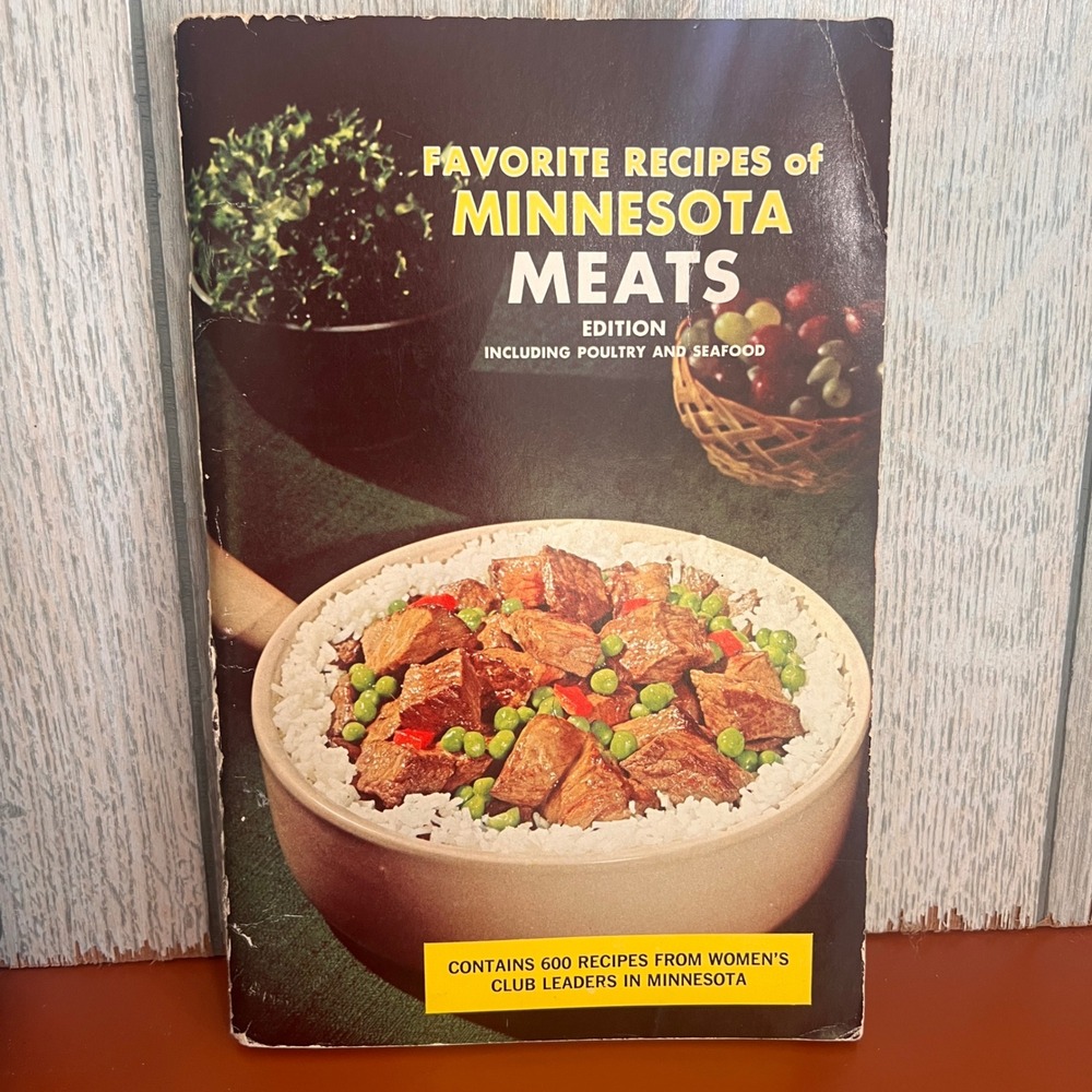 Vintage 1966 Favorite‎ Recipes of Minnesota Meats Edition Cookbook 600 Recipes